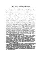 Eseja 'K.G.Jungs', 1.