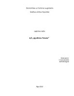 Referāts 'A/s "Agrofirma Tērvete"', 1.