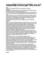 Eseja 'Mārtiņa Zīverta lugas "Kāds, kura nav" interpretācija', 1.