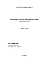 Diplomdarbs 'Finanšu pārskatu pārbaudes ieviešana maziem un vidējiem uzņēmumiem Latvijā', 1.