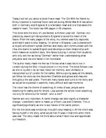 Konspekts '"The Girl With No Name" by Diney Costeloe', 1.