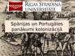 Prezentācija 'Spānijas un Portugāles panākumi kolonizācijā', 1.