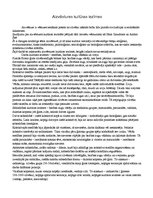 Eseja 'Aizvēstures kultūras iezīmes', 1.