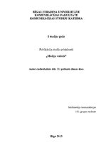 Eseja 'Mediju valoda. Autora individuālais stils', 1.