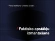 Prezentācija 'Relācijas tehnika darbā ar lietas tiesikajiem apstākļiem', 14.