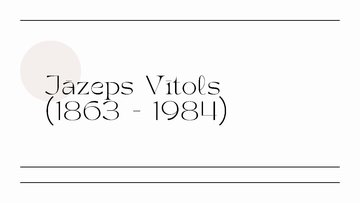 Prezentācija 'Jāzeps Vītols', 1.