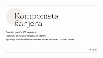 Prezentācija 'Jāzeps Vītols', 7.