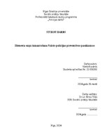 Diplomdarbs 'Dienesta suņu izmantošana Valsts policijas preventīvos pasākumos', 1.