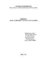 Referāts 'Akciju sabiedrības "Latvijas Gāze" darbība', 1.