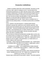 Eseja 'Komenska audzināšana salīdzinājumā ar manu audzināšanu', 3.