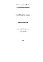 Referāts 'Reklāmas analīze', 1.