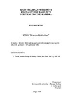 Konspekts 'Reformācija un kontrreformācija Eiropā un tās sekas no 16.gadsimta līdz 17.gadsi', 1.
