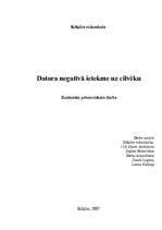 Referāts 'Datora negatīvā ietekme uz cilvēku', 1.