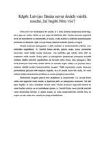 Eseja 'Kāpēc Latvijas Banka nevar drukāt vairāk naudas, lai bagāti būtu visi?', 1.