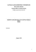 Referāts 'Klientu aizsargāšana no valūtas maiņas riska', 1.