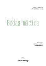 Referāts 'Budas mācība', 1.