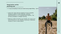 Prezentācija 'Respiration during physical load', 11.
