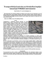 Referāts 'Transportbūvju kontroles un būvniecības iespējas, izmantojot SOKKIA instrumentus', 1.