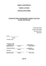 Diplomdarbs 'Starptautiskā tirdzniecība fiksēta valūtas kursa apstākļos', 1.