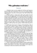 Eseja 'Recenzija izrādei "Pēc grāmatas motīviem"', 1.