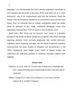 Eseja 'Exploration of marital infidelity in Roald Dahl’s “Mrs. Bixby and the Colonel’s ', 4.