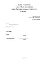 Referāts 'Apbedīšanas industrijas un produkta analīze', 1.