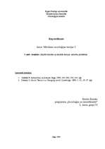 Konspekts 'Sociālā realitāte un sociālās teorijas: attiecību problēmas', 1.