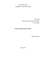 Prakses atskaite 'Sociālā pedagoga prakses atskaite', 1.