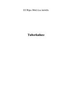 Konspekts 'Tuberkuloze bērniem', 1.