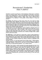 Eseja 'Recenzija par filmu "9.rota"', 1.