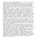 Eseja 'How the English language influenced African literature.', 2.