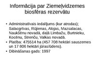 Prezentācija 'Ziemeļvidzemes biosfēras rezervāts', 2.