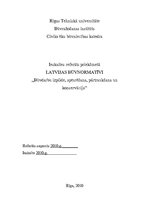Referāts 'Būvdarbu izpilde, apturēšana, pārtraukšana un konservācija', 1.