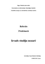Referāts 'Finanšu tirgus pamatjēdzieni', 1.