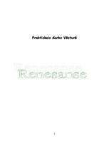 Referāts 'Renesanse', 1.