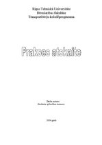 Prakses atskaite 'AS "Ceļu pārvalde"', 1.