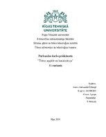 Konspekts 'Pārbaudes darbs priekšmetā “Ūdens apgāde un kanalizācija”', 1.