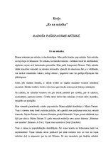 Eseja 'Es un mūzika', 1.