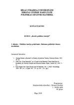 Konspekts 'Politikas teoriju priekšmets. Rietumu politiskās domas aizsākumi', 1.