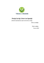 Referāts 'Zinātniski pētnieciskais darbs par pensijām', 1.