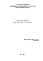 Referāts 'Gaisa mitrums un tā analīze', 1.