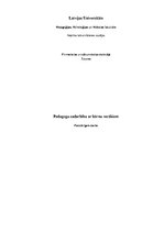 Eseja 'Pedagogu sadarbība ar bērnu vecākiem', 1.