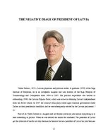 Referāts 'The Negative Image of the President of Latvia', 6.