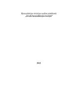 Eseja 'Komunikācijas situācijas analīze', 1.