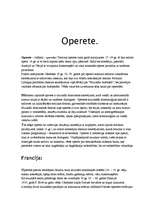 Konspekts 'Operetes vēsture', 1.