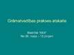 Prakses atskaite 'Prakses atskaite', 16.