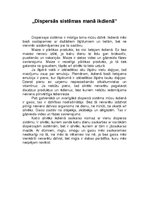 Eseja 'Dispersās sistēmas manā ikdienā', 1.