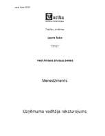 Referāts 'Uzņēmuma vadītāja raksturojums', 1.