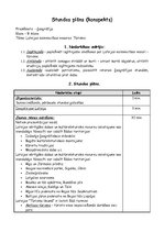 Konspekts 'Ģeogrāfijas stundas plāns', 1.