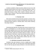 Referāts 'Parlamentārās monarhijas Eiropā. Ar ko tās atšķiras no parlamentārajām republikā', 8.